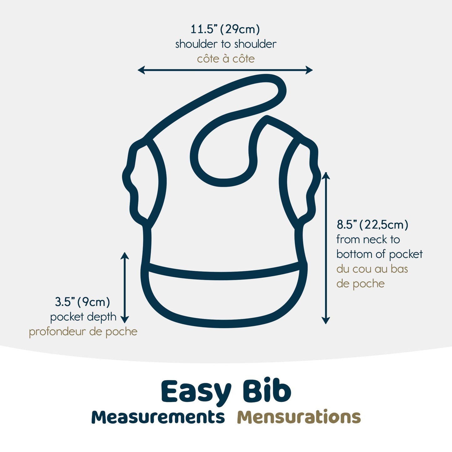 TINY TWINKLE - Mess-proof Easy Bib Ruffle - Flutter (6 - 36 Months)