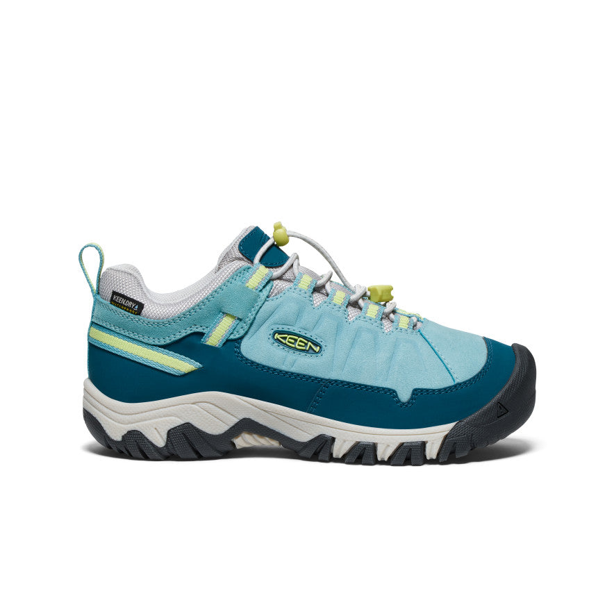 Keen - Targhee IV Waterproof Hiking Shoe - Big Kids -  Reef Waters/Daiquiri Green