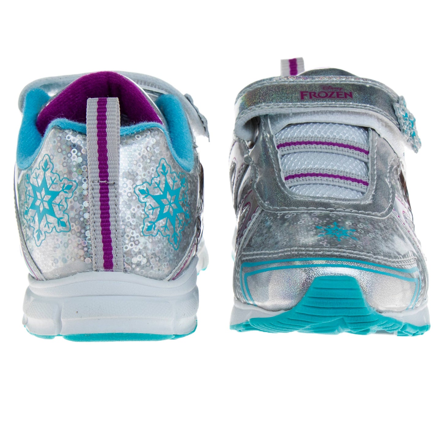 Disney Frozen Anna and Elsa Sequin Light-Up Sneakers (Toddler/Little Kid)