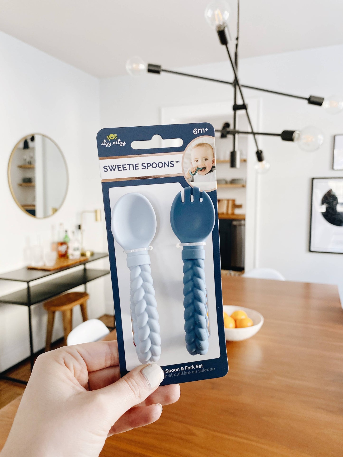 Itzy Ritzy - Sweetie Spoons™ Spoon + Fork Set: Blue