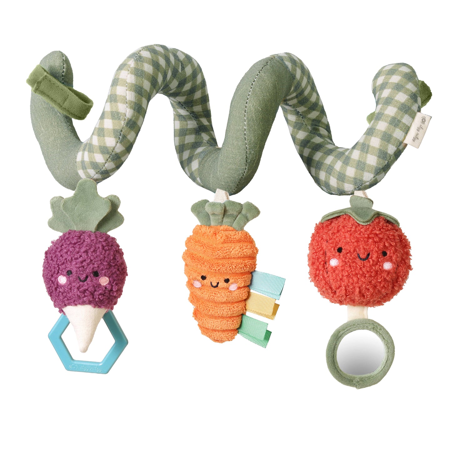 Itzy Ritzy - Itzy Bitzy Spiral Car Seat Activity Toy: Veggie