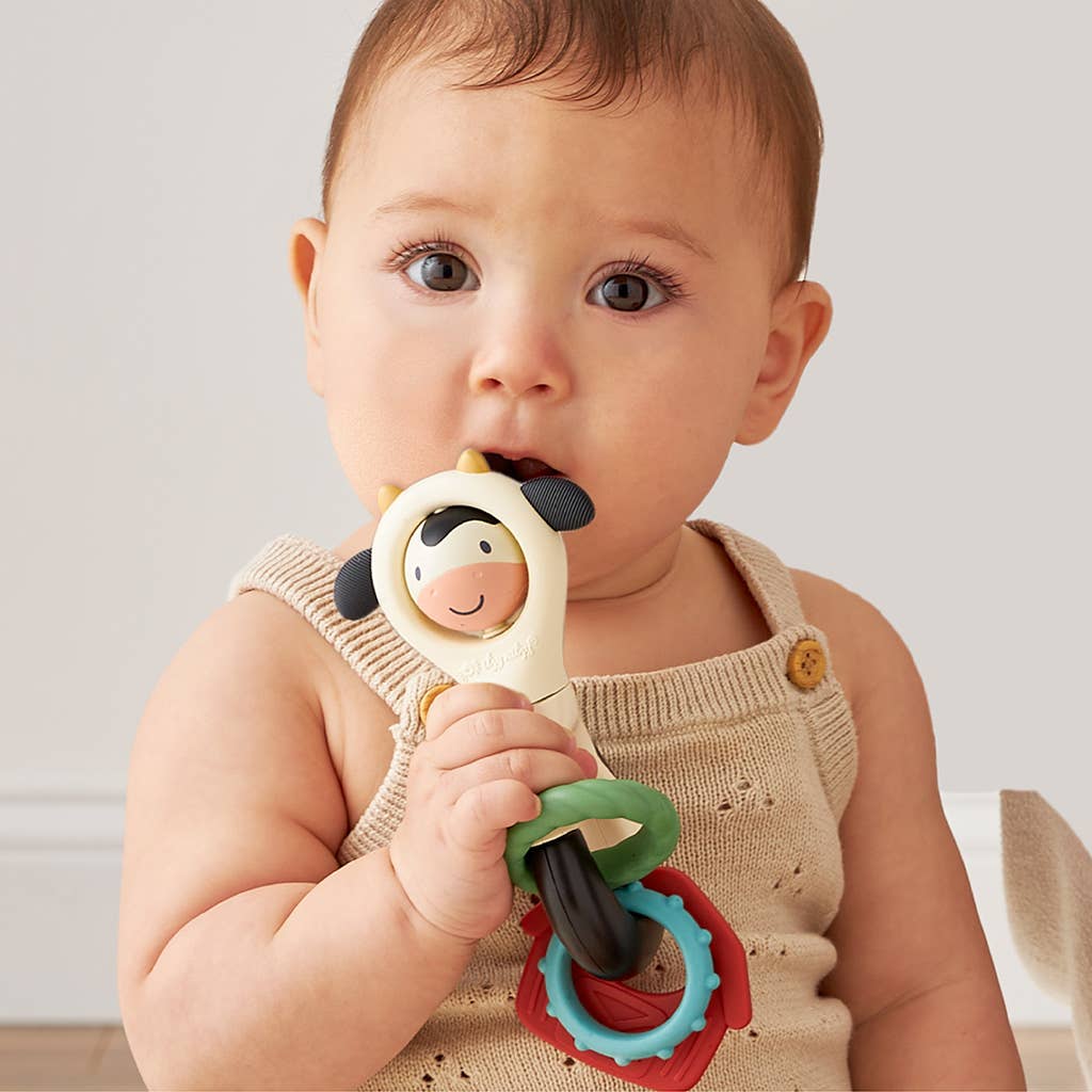 Itzy Ritzy - Itzy Spinner Rattle: Cow
