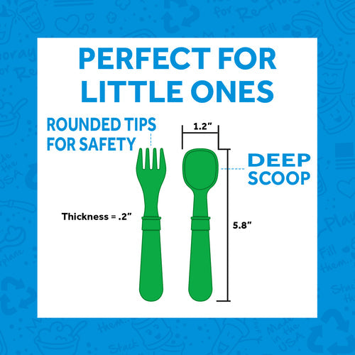 Re-Play 8 pack Utensils - Sand