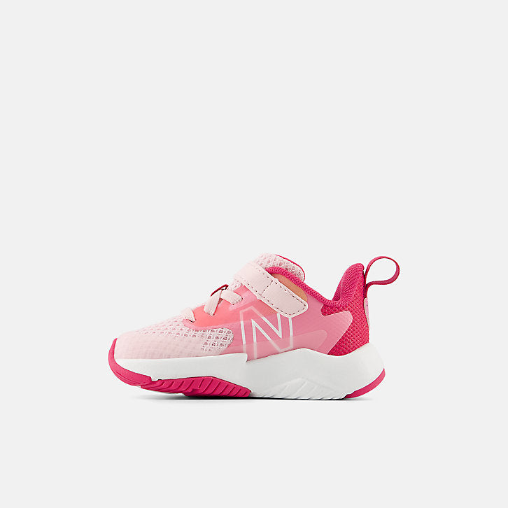 New Balance - Rave Run v2 Bungee Lace with Top Strap - Toddler - Rose Sugar