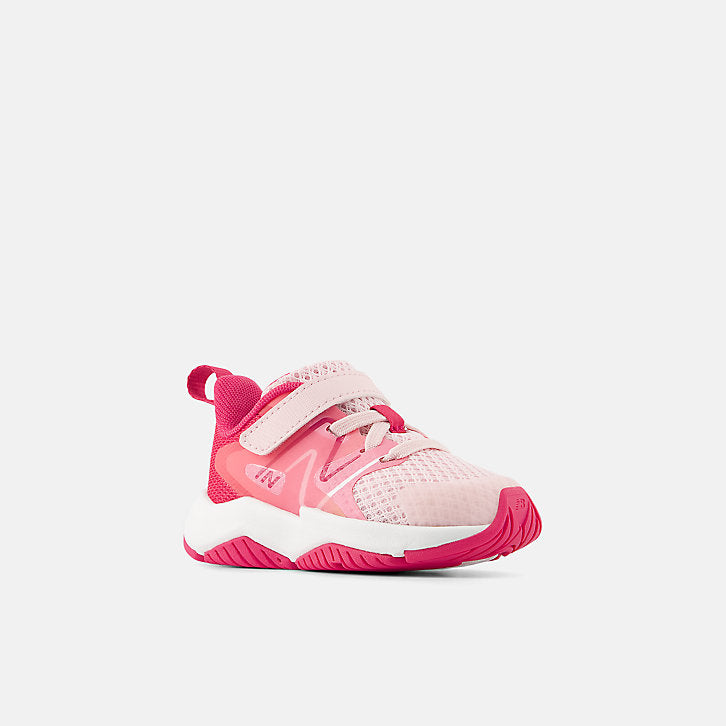 New Balance - Rave Run v2 Bungee Lace with Top Strap - Toddler - Rose Sugar