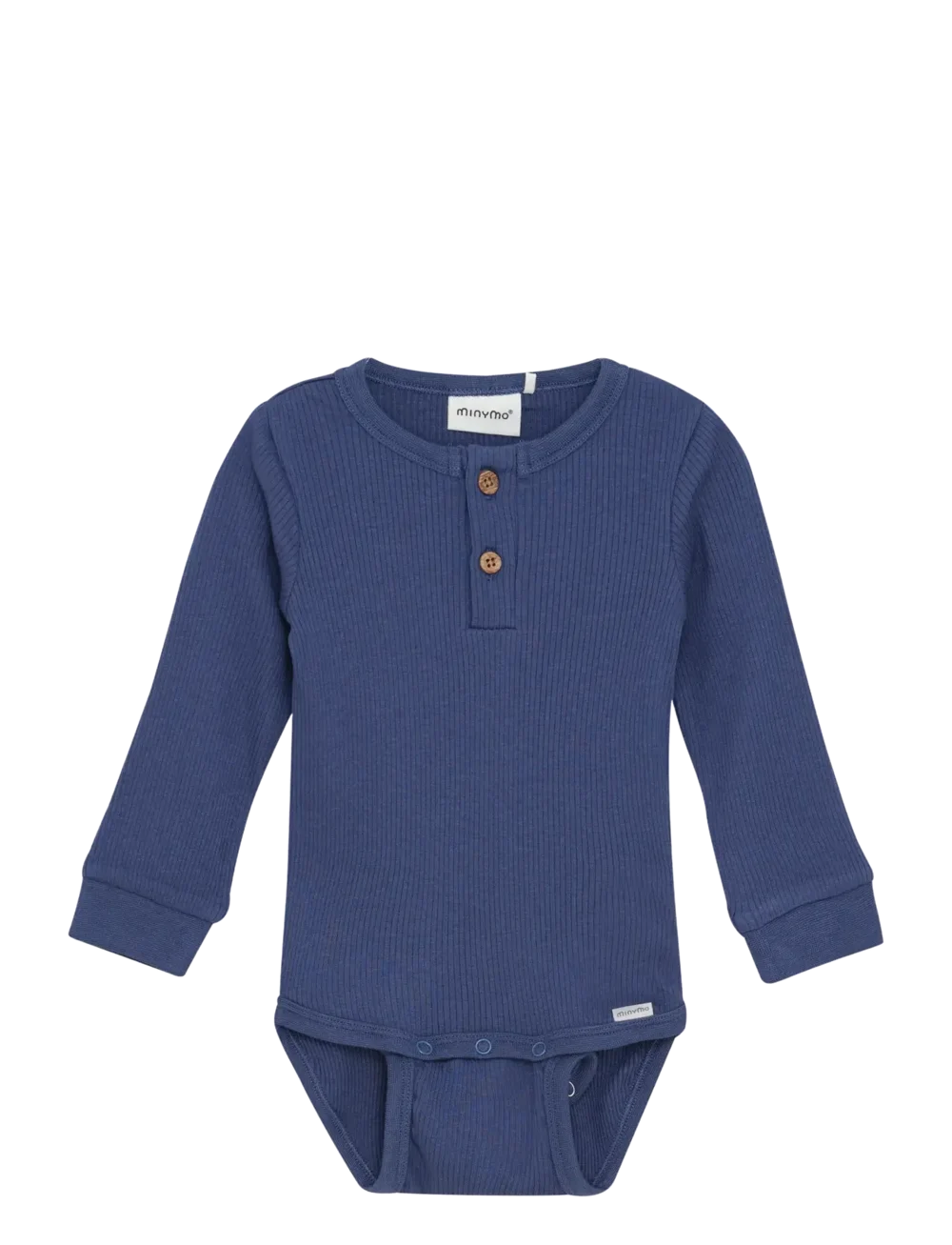 Minymo - Body LS Rib Long-Sleeved bodysuit - 3M