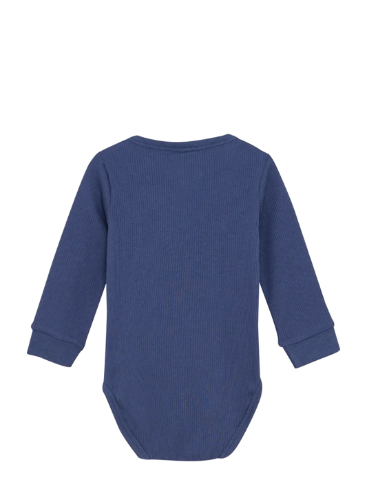 Minymo - Body LS Rib Long-Sleeved bodysuit - 3M