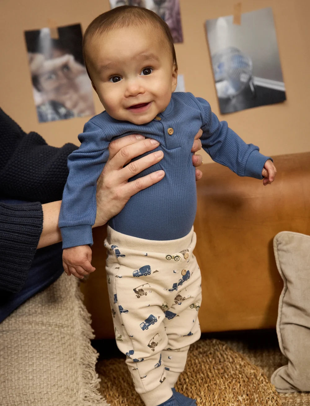 Minymo - Body LS Rib Long-Sleeved bodysuit - 3M