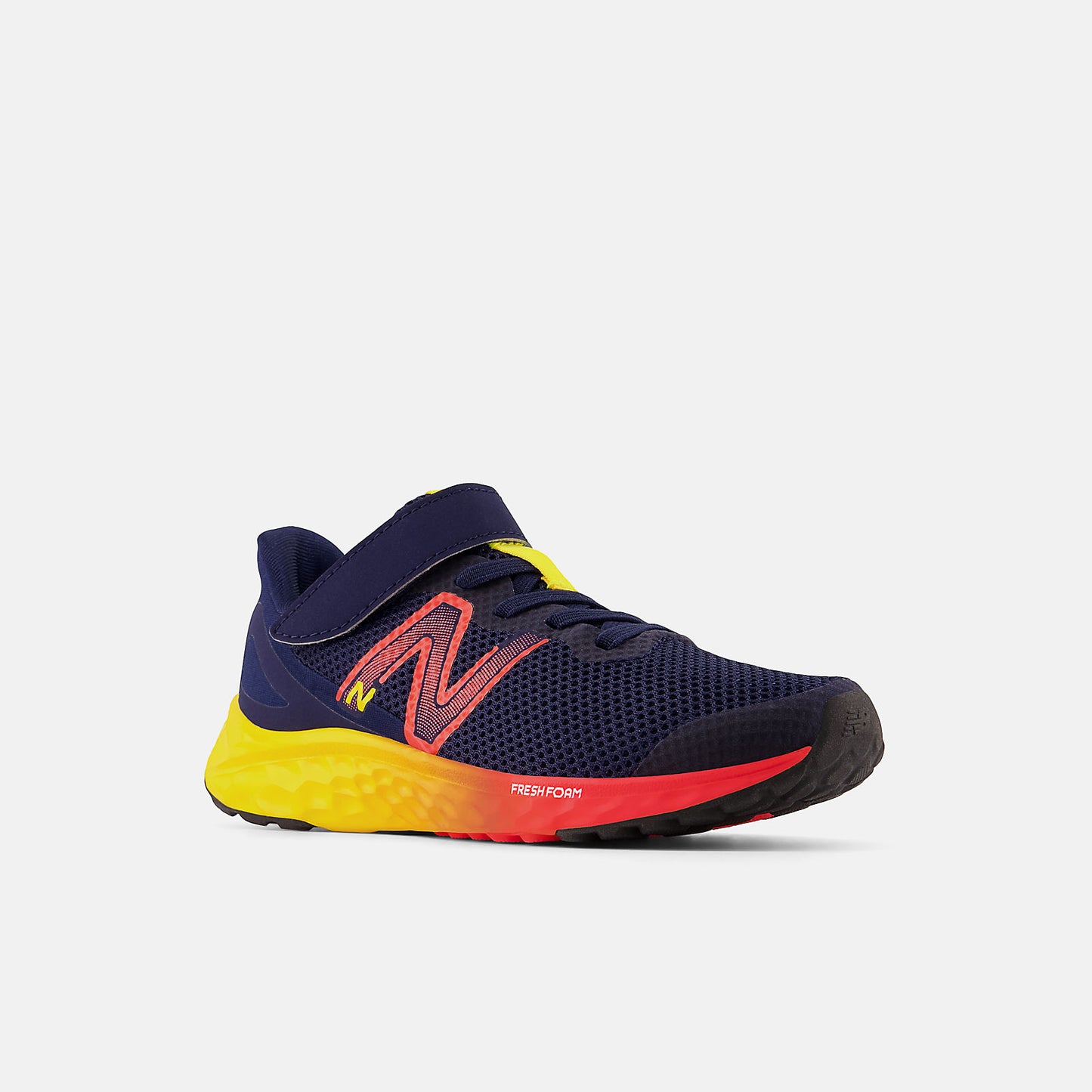 New Balance - Fresh Foam Arishi v4 Running Shoes - Bungee Lace with Top Strap - Little Kid - Team Navy
