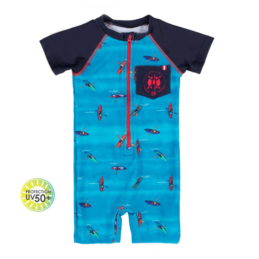 Nano - Kayak Ocean One Piece Rashguard Swimsuit