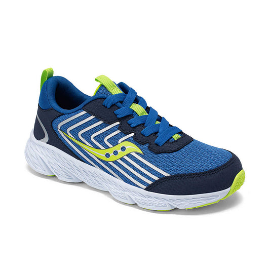 Saucony Big Kids Wind 3.0 Sneakers - Wide - Navy/Blue