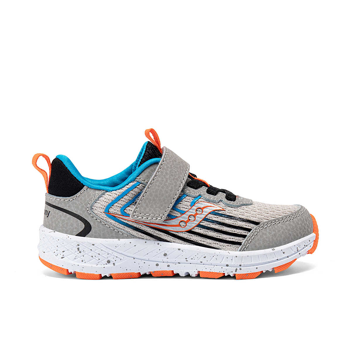 Saucony Big Kid's Wind 3.0 Lace Sneaker - Black/Grey