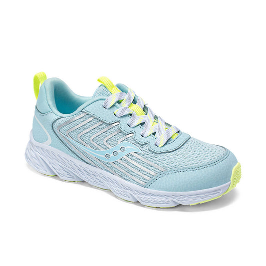 Saucony Big Kids Wind 3.0 Sneakers - Wide - Light Blue