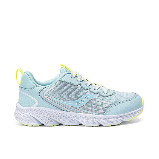 Saucony Big Kids Wind 3.0 Sneakers - Wide - Light Blue