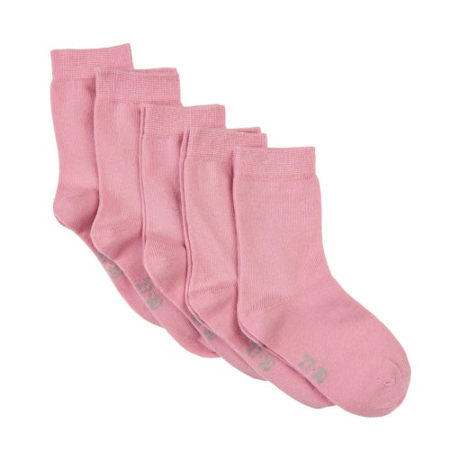 Minymo Solid Ankle Socks 5 Pack
