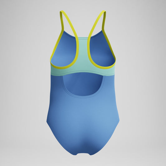 swimsuits one piece blue yellow green 6