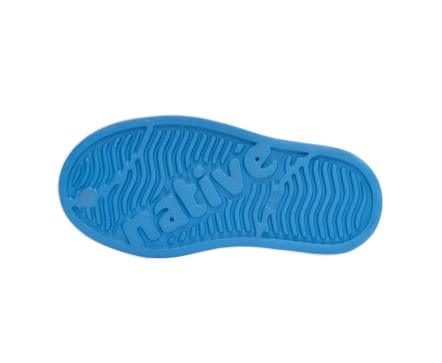 Native Shoes - Jefferson Print Kids - Resting Blue / Shell White / Boom Pow
