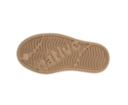 Native Shoes Jefferson Kids - Flax Tan / Shell White