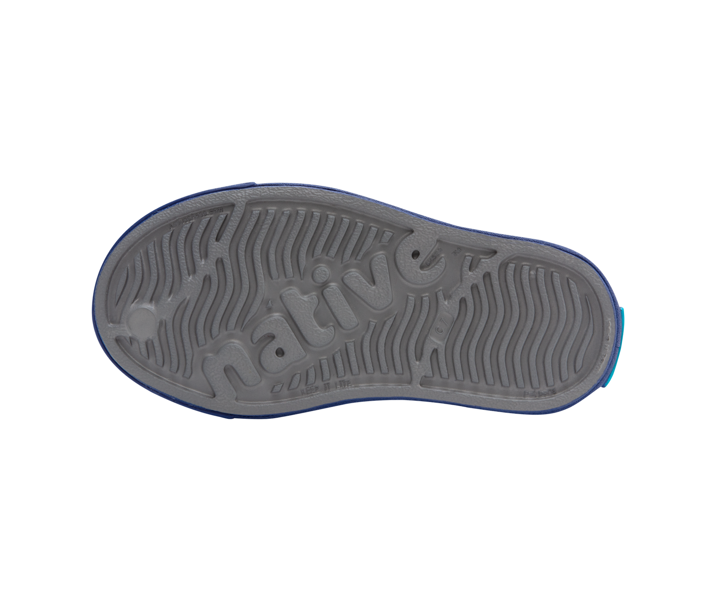 Native Shoes - Jefferson Roam Kids - Satellite Grey / Ink Blue