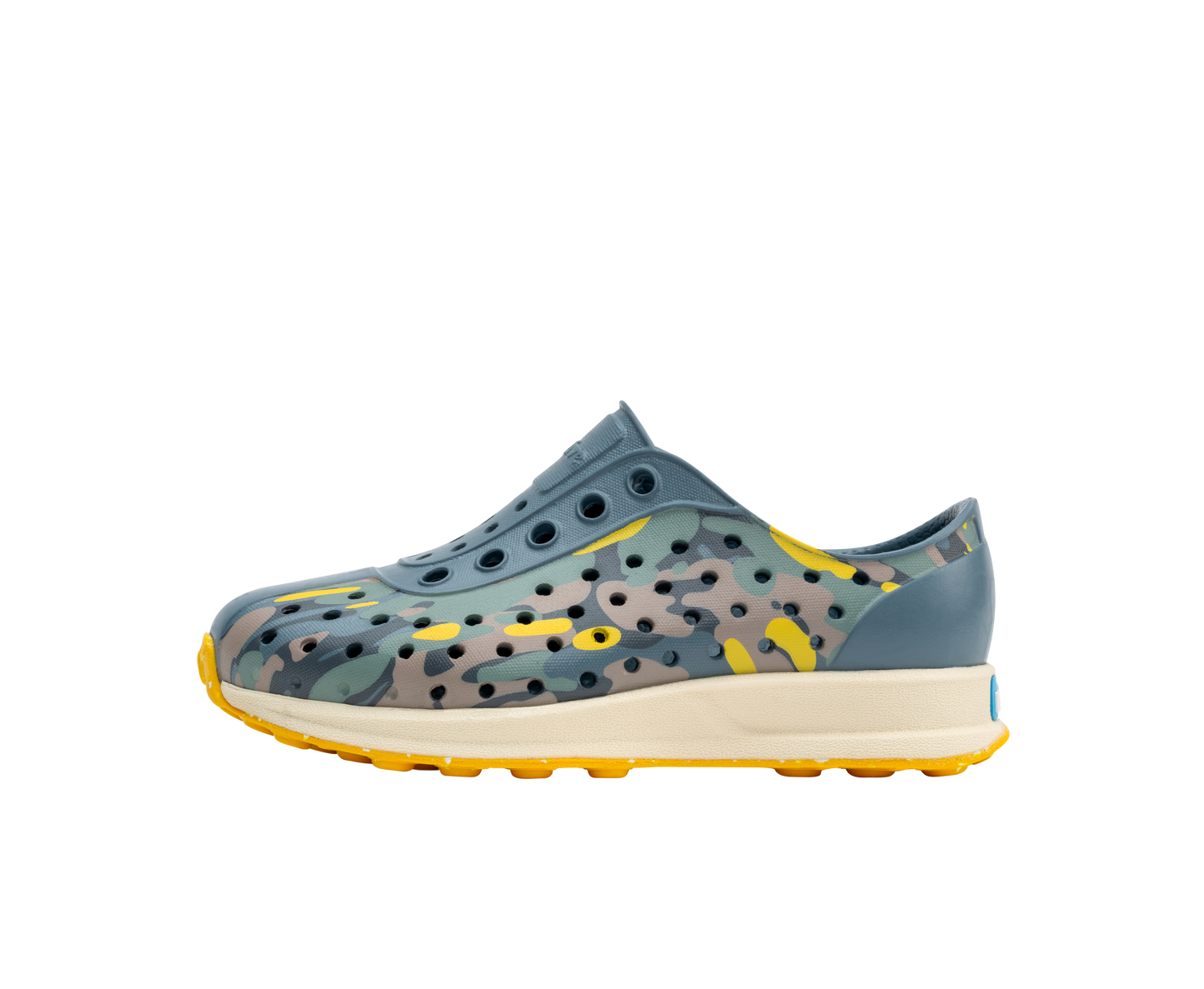 Native Shoes Robbie Child Weather Grey/ Bone White/ Freesia Eucamo/ Freesia Speckle Rubber