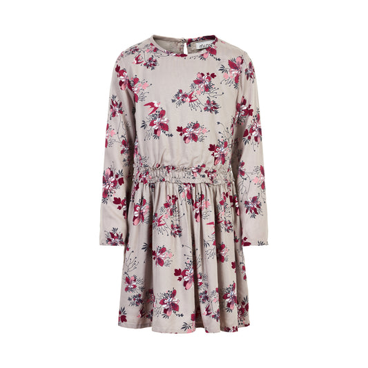 Minymo Dress Long Sleeve with Flower Print