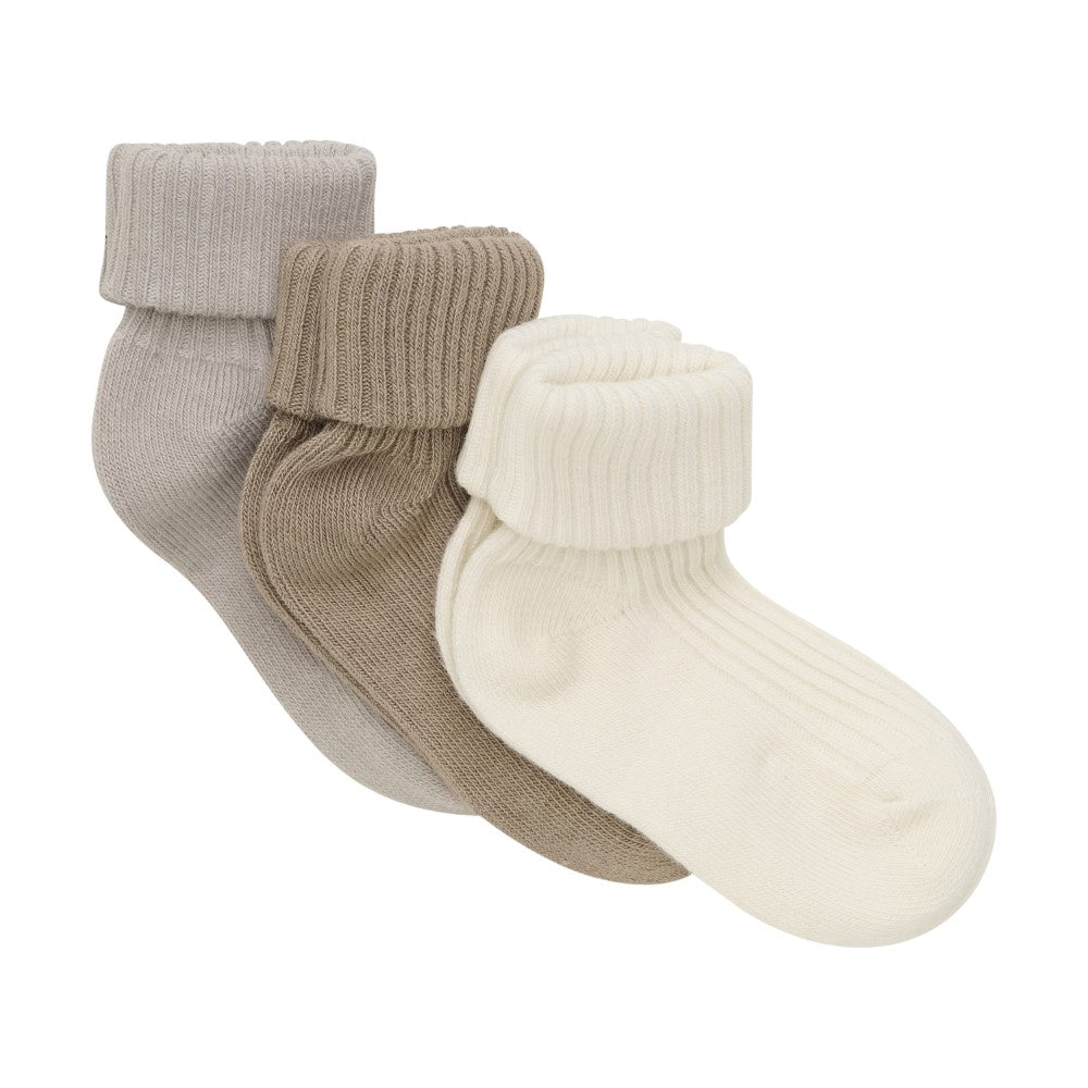 Minymo - Baby Socks Rib, 3-Pack