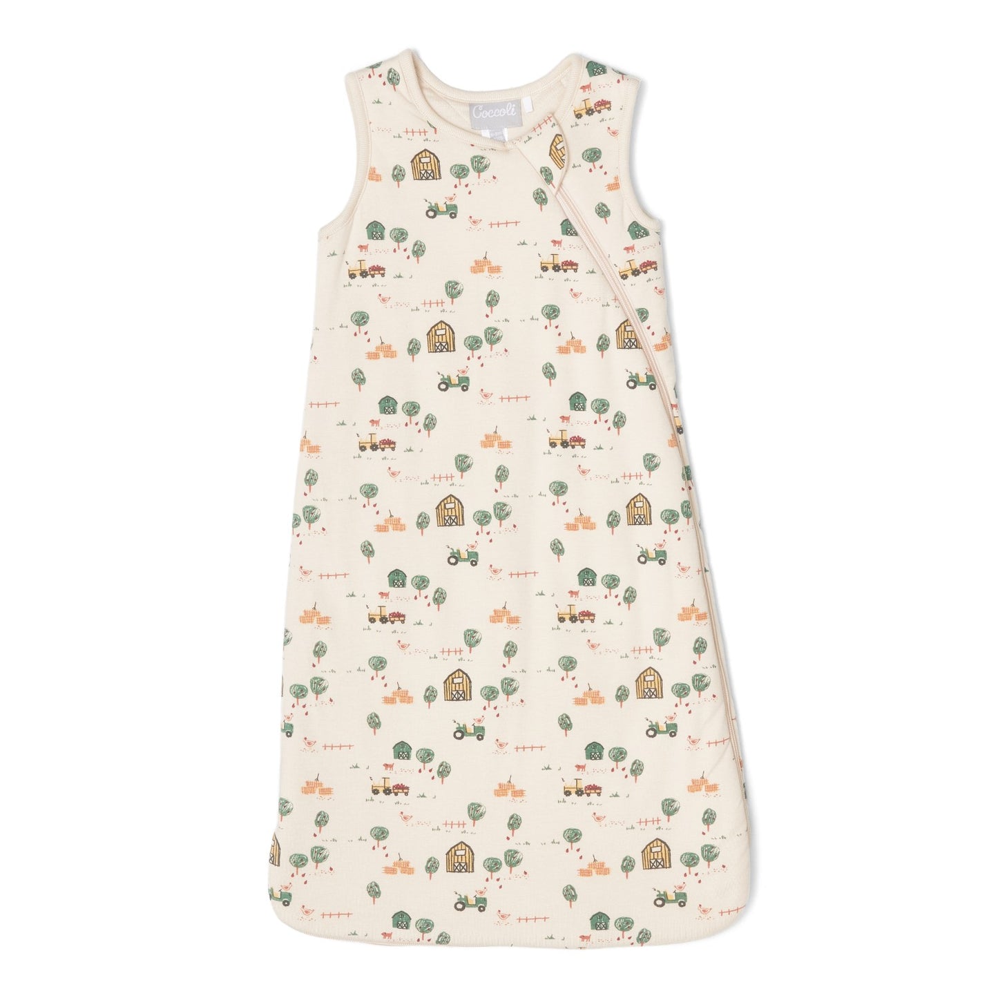 Coccoli Modal Sleepsack 1.5 tog - Farm on Beige