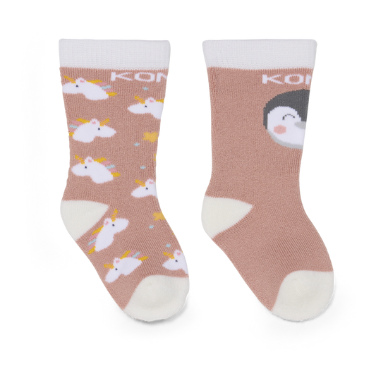 Kombi ADORABLE TWIN PACK INFANT SOCK