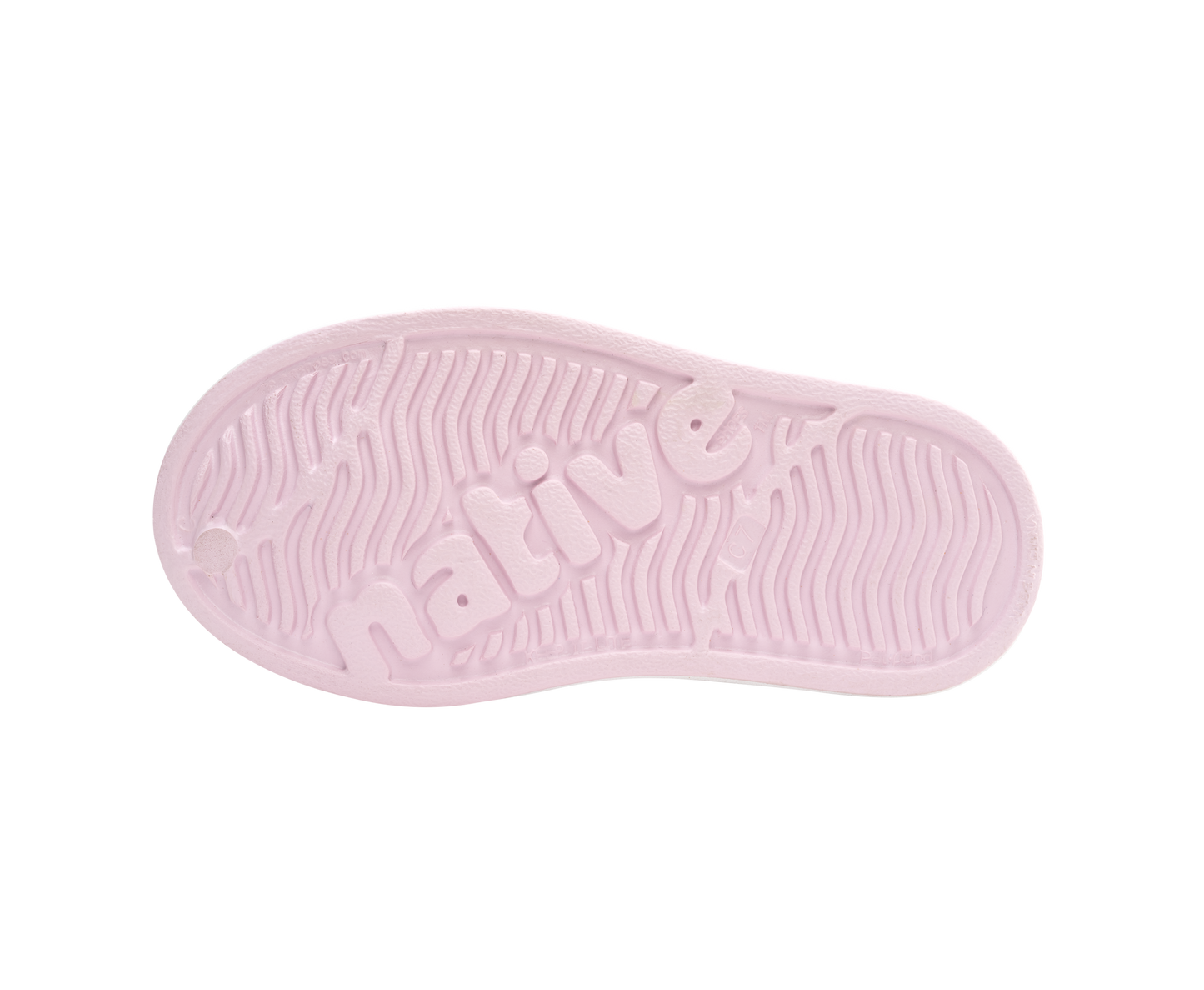 Native Shoes - Jefferson Bio Bling Kids - Barely Pink Bling/Shell White
