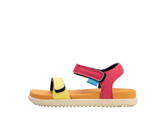 Native Shoes Charley Child Dazzle Morning/Papaya Orange
