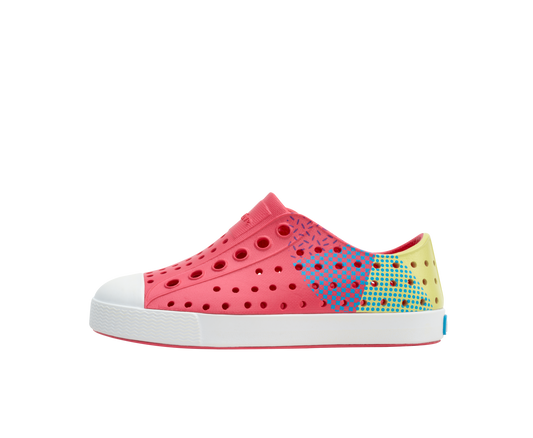 Native Shoes Jefferson Child Sugarlite Block Dazzle Pink