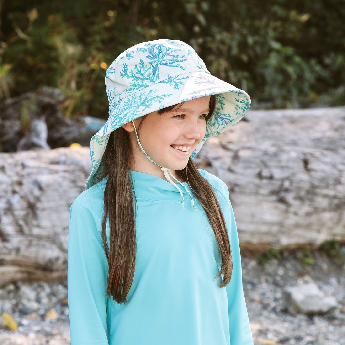 Jan & Jul - Aqua Dry Adventure Hat - Blue Coral
