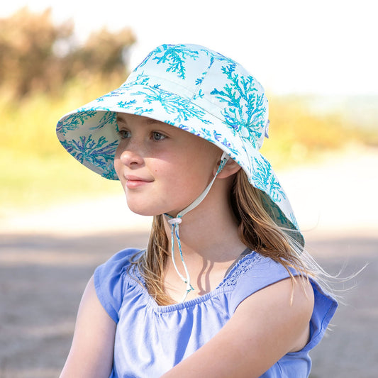 Jan & Jul - Aqua Dry Adventure Hat - Blue Coral