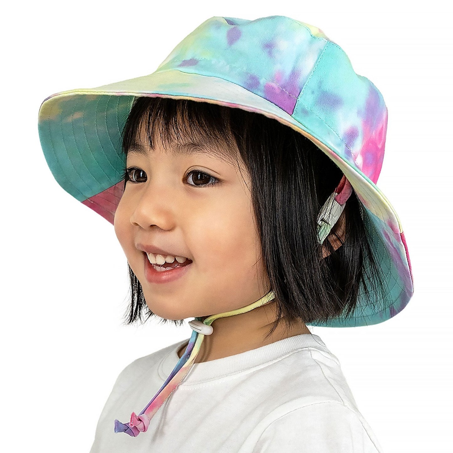 Jan & Jul - Kids Cotton Bucket Hats  - Watermelon Tie-Dye