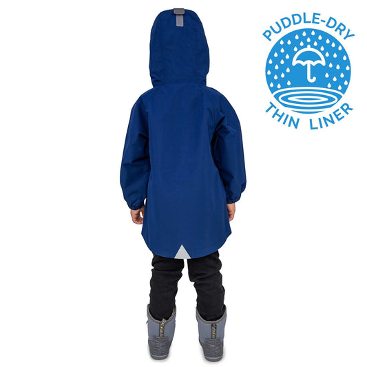 Jan & Jul - Puddle-Dry Rain Jacket - Nebula Blue