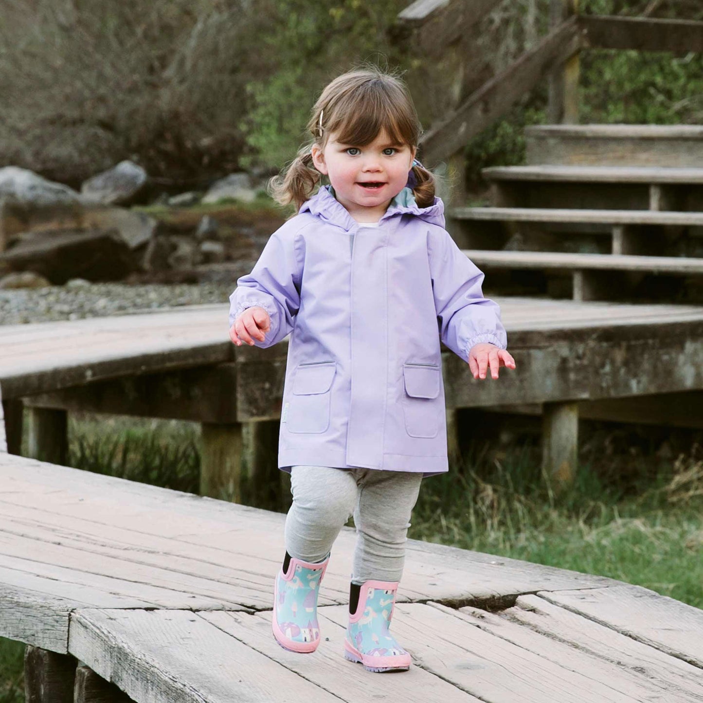 Jan & Jul - Puddle-Dry Rain Jacket - Lavender