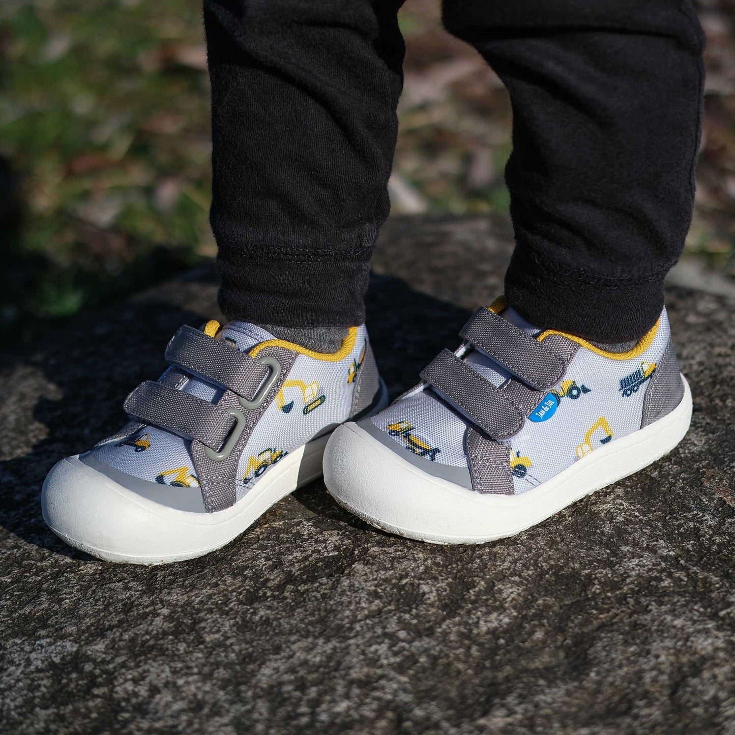Jan & Jul - Toddler Mini Canvas Sneakers - Big Trucks