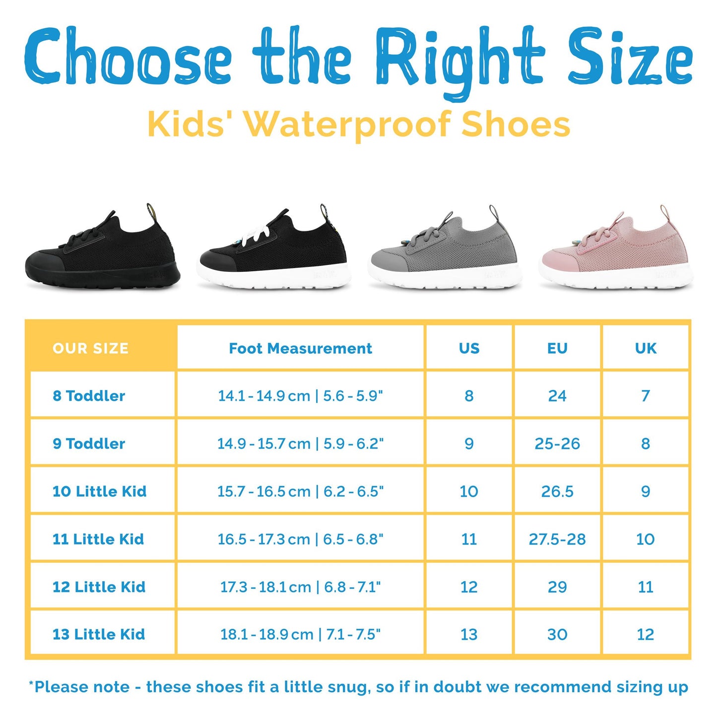 Jan & Jul -Kids Waterproof Shoes Sneakers| Magenta Magic