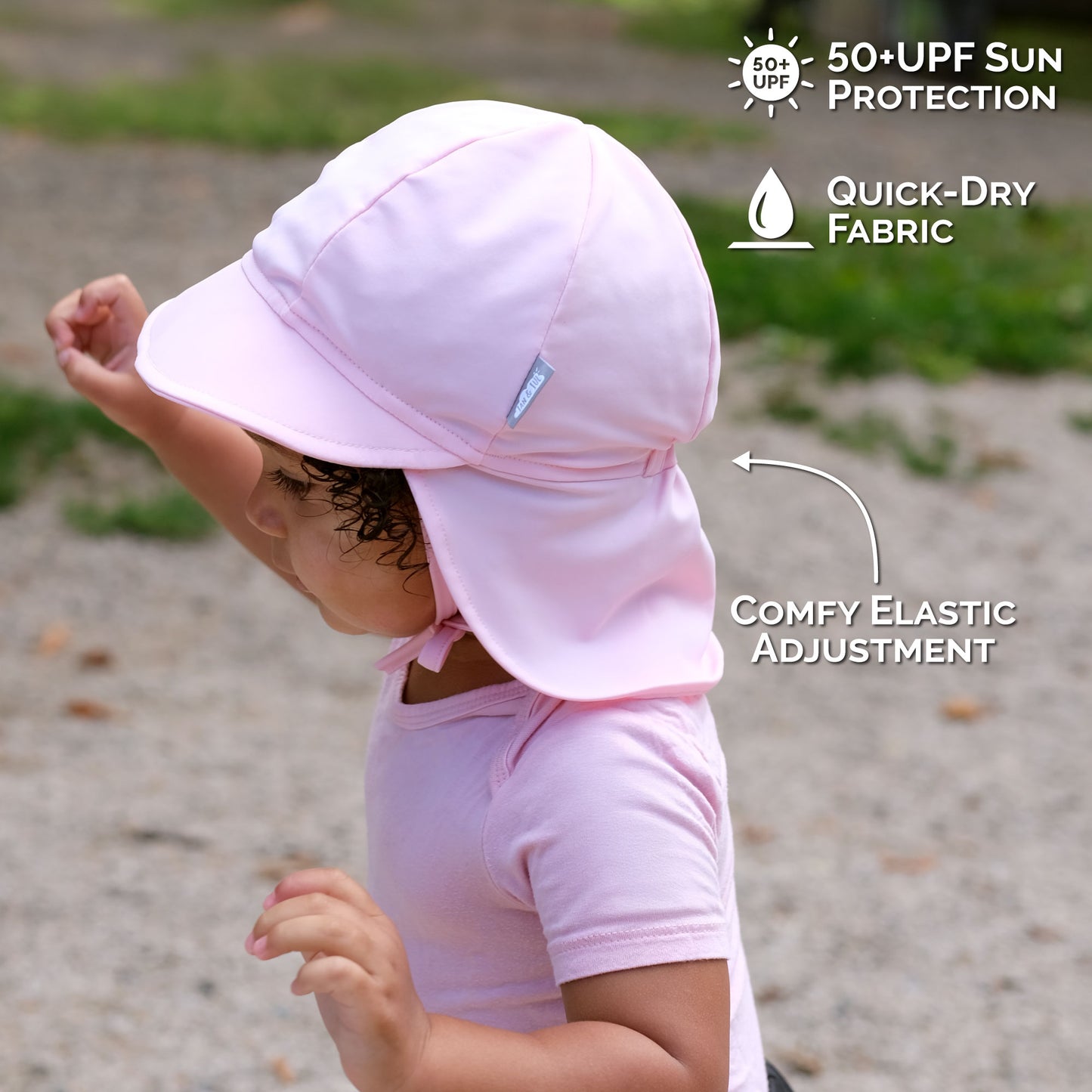 Jan & Jul UV Baby Cap - Pink