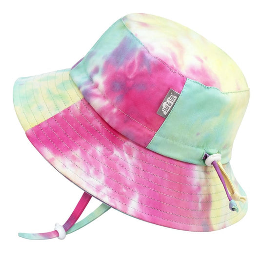 Jan & Jul - Kids Cotton Bucket Hats  - Watermelon Tie-Dye