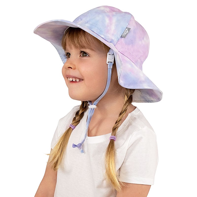 Jan & Jul - Kids Cotton Floppy Hats - Cotton Candy Tie-Dye