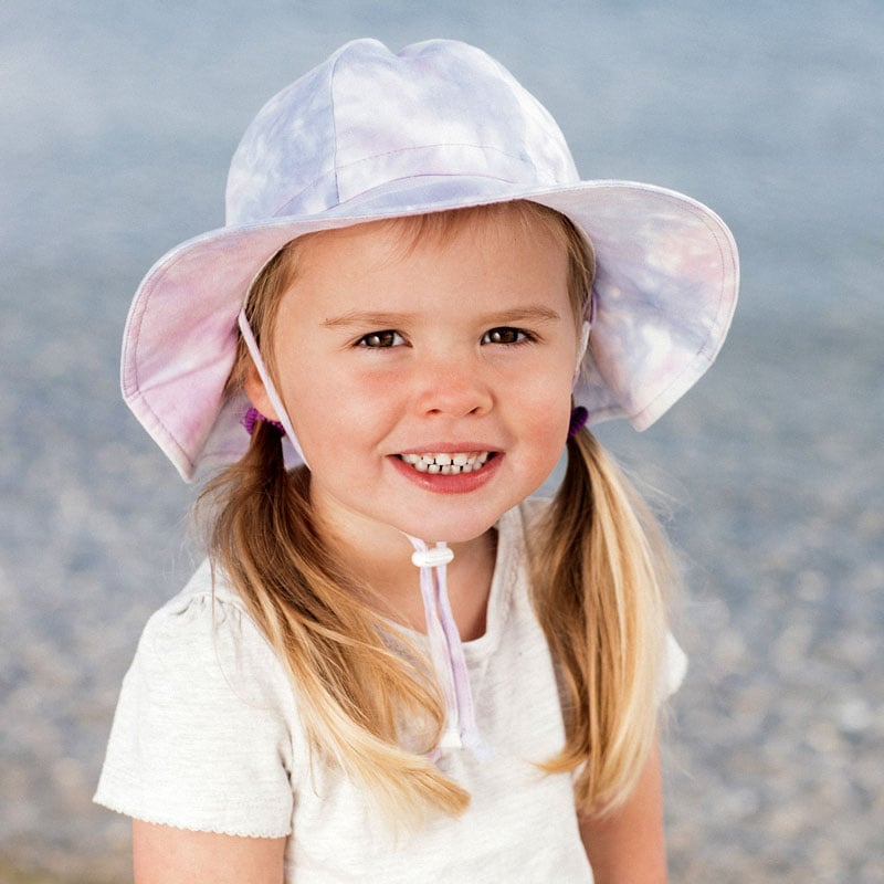 Jan & Jul - Kids Cotton Floppy Hats - Cotton Candy Tie-Dye
