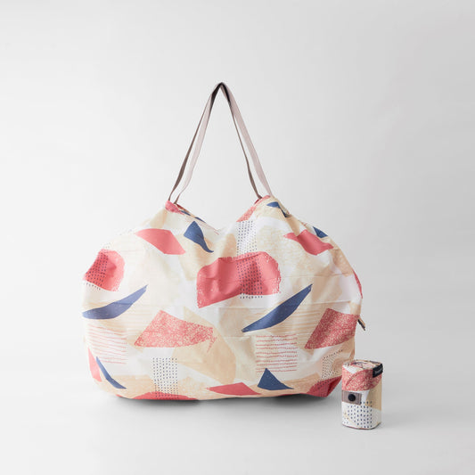 Shupatto Bag - One-Pull Foldable Bag - Hagire (Large)