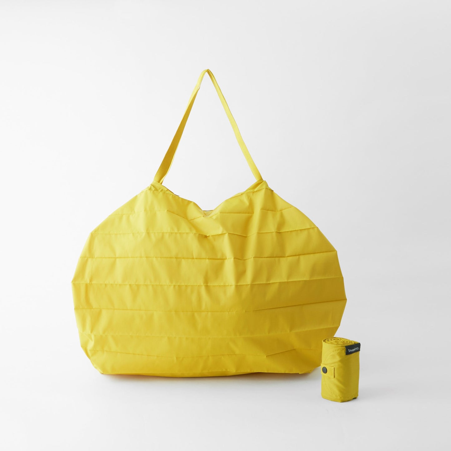 Shupatto Bag - One-Pull Foldable Bag -Karashi (Large)